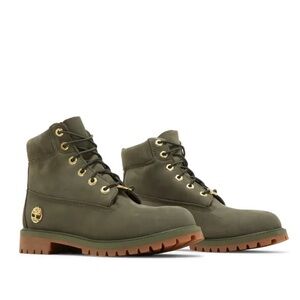Timberland Women's Olive Green Boots